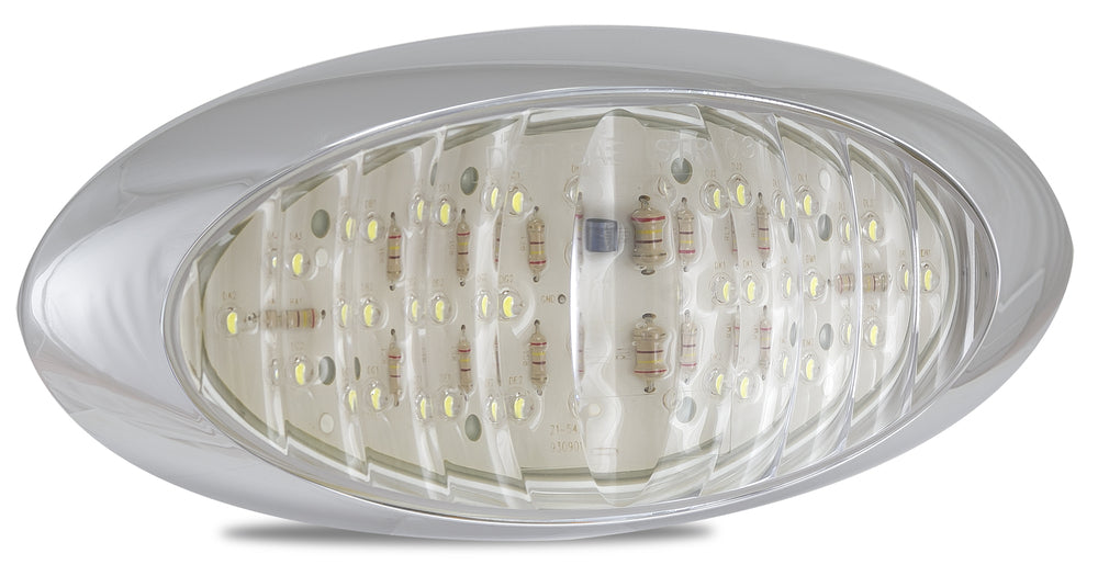 LED Autolamps - Single Function Surround Lamp - Chrome