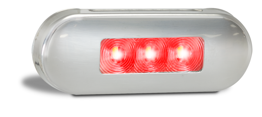 LED Autolamps - Marker Lamps - Truck Surface Mount - Red