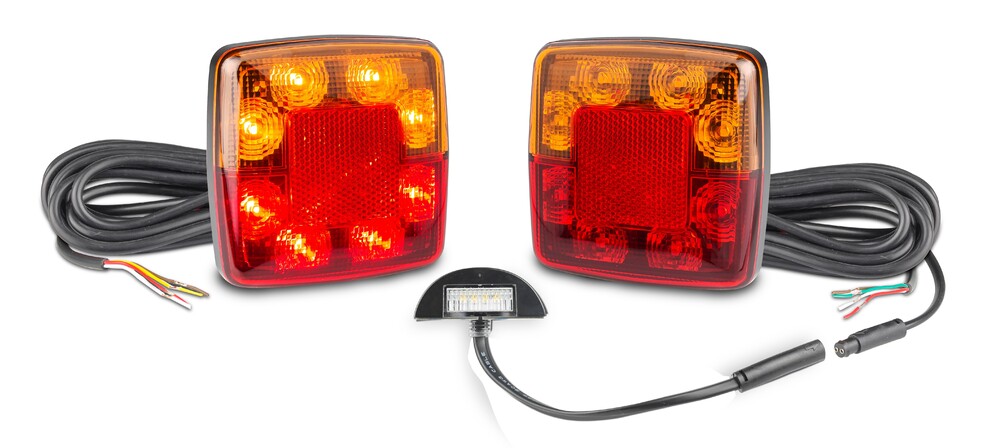 Small Trailer Inbuilt Reflector - Original Design Lens (Twin Pack)