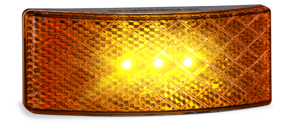 Marker/Reflector Lamps - 3M Tape Fitting - Amber - EU38 Series