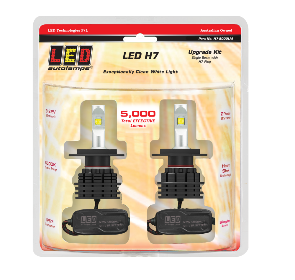 H7 Headlight Upgrade Kits  - H Series (Twin Pack)