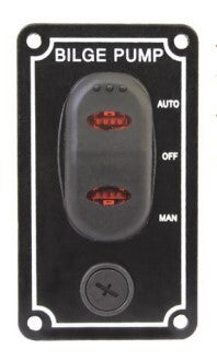 Vertical 3 Way Bilge Pump Control Panel