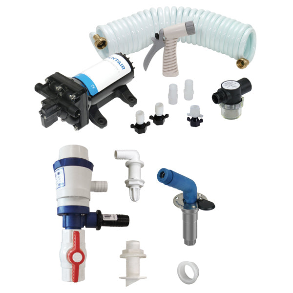 Deckwash / Live Bait Tank Combo Kit
