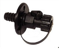 Black Plastic Bulkhead Fitting 3/4ƒ?� BSP - Straight