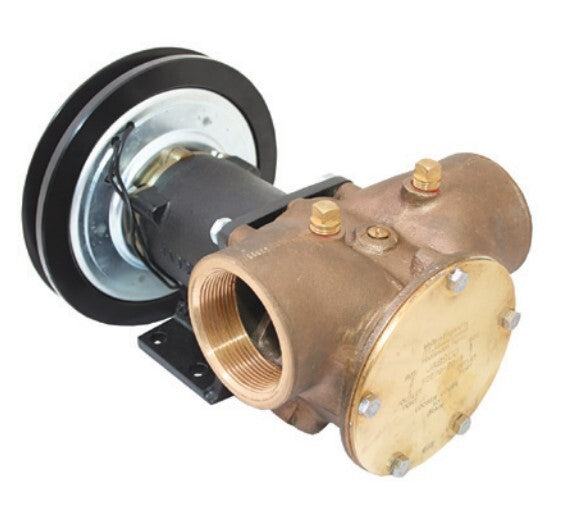 Series 50270 2" BSP Port Electric Clutch Pump 24v 2A Pulley