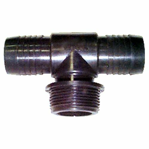 Tee Tail Connector - Male BSP to Hose