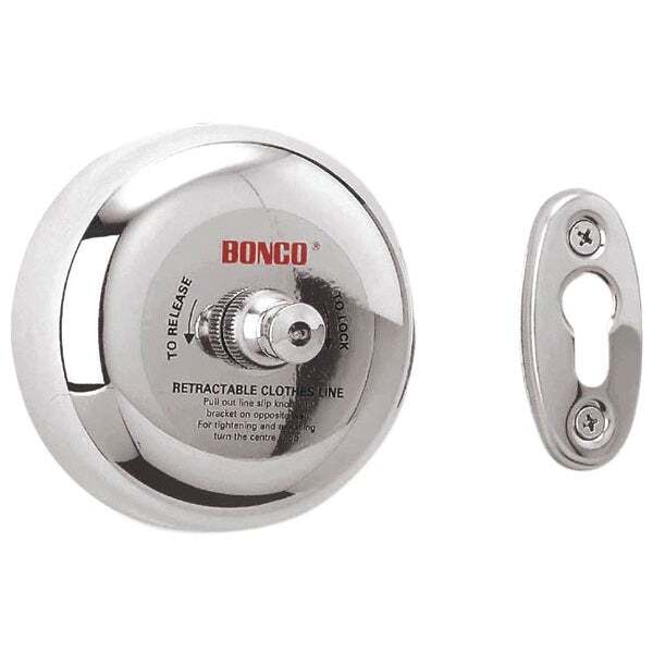 Clothes Line - Retractable - Stainless Steel