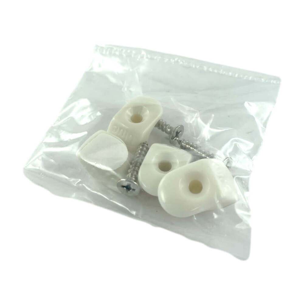 White hooks/screws (4 pcs.)