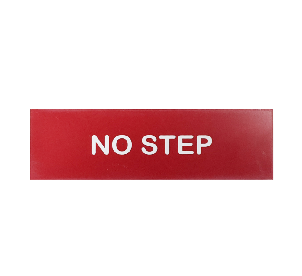 No Step Sign