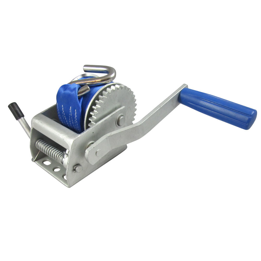 3:1 Manual Trailer Winch with Synthetic Strap