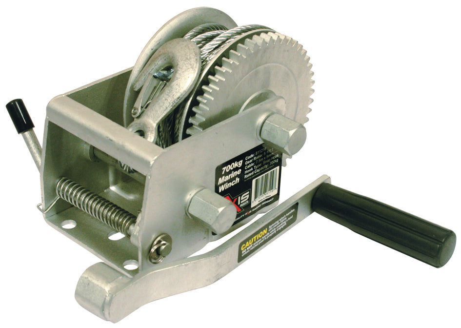 Two Speed Manual Trailer Winches With Wire