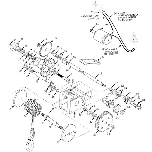 PowerWinch PW912 Trailer Winch