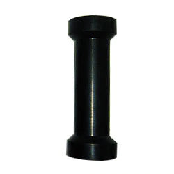 8" Black Rubber Keel Roller