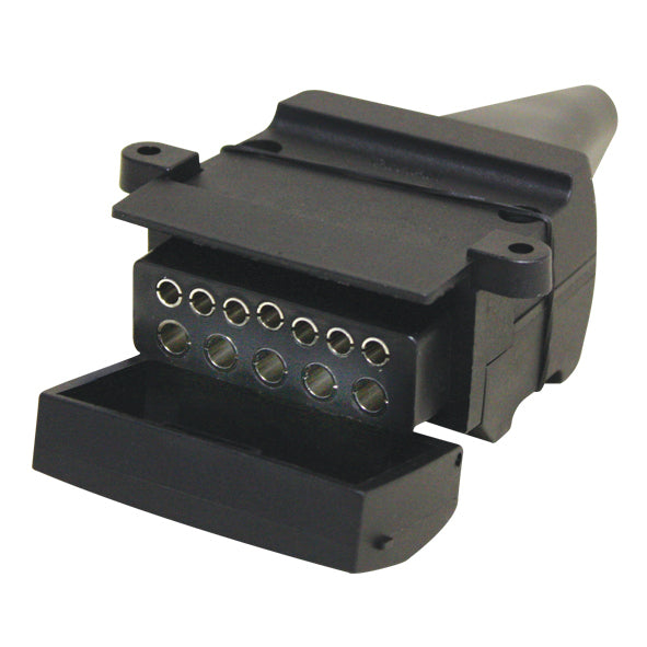 12 Pin Flat Trailer Socket