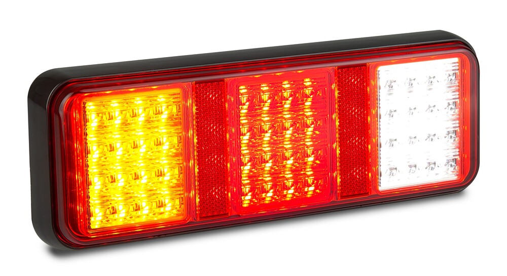 Triple Rear Lamp - Amber-Red-White - 283 Series