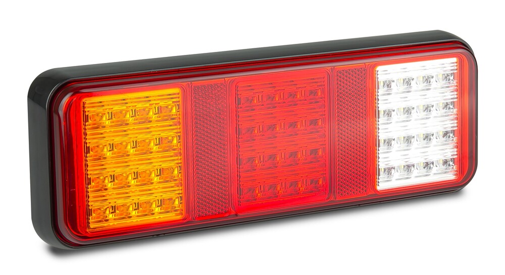 Triple Rear Lamp - Amber-Red-White - 283 Series