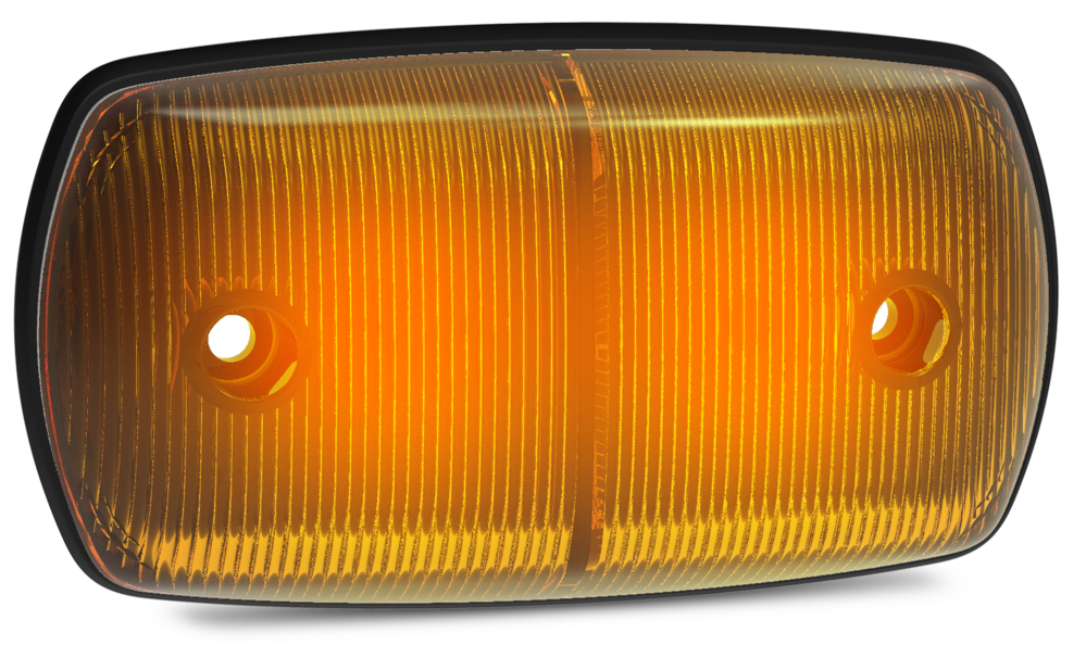 Marker Lamps - Slimline Design Screw Fitting - Amber - 69 Series