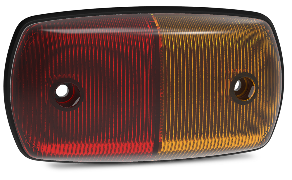 Marker Lamps - Slim Design Screw Fitting - Amber-Red