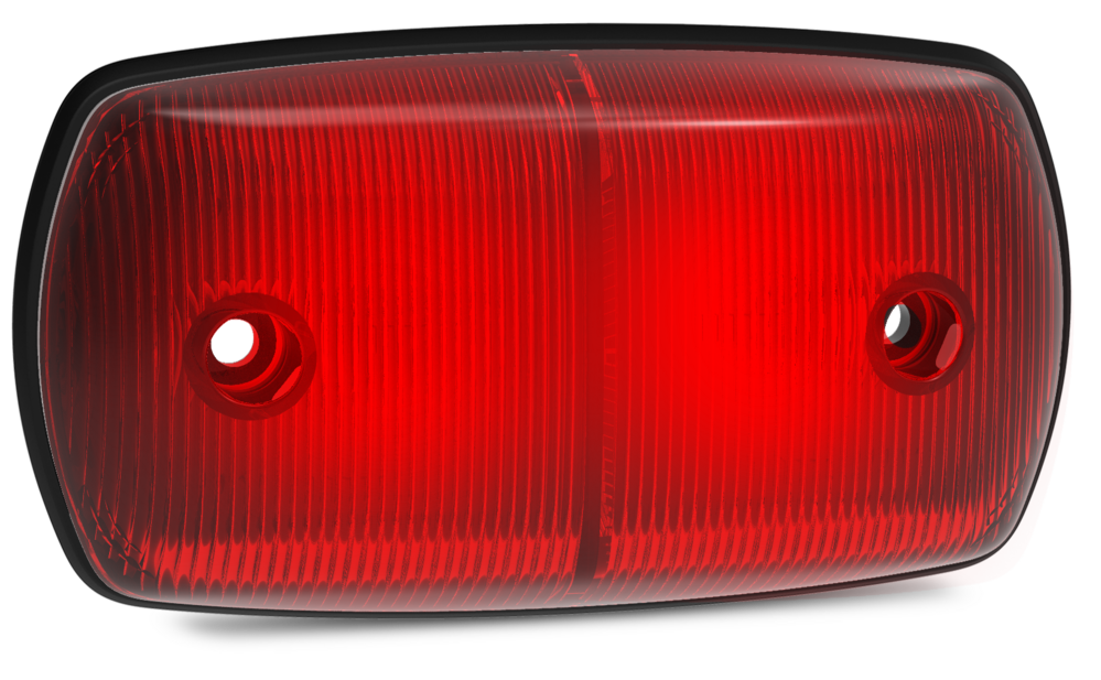 Marker Lamps - Slimline Design Screw Fitting -  Red - 69 Series