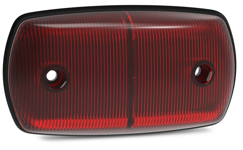 Marker Lamps - Slimline Design Screw Fitting -  Red - 69 Series