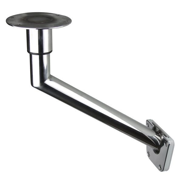 Table Pedestal Side Mount Stainless Steel