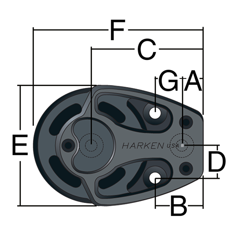 100mm Aluminum Footblock