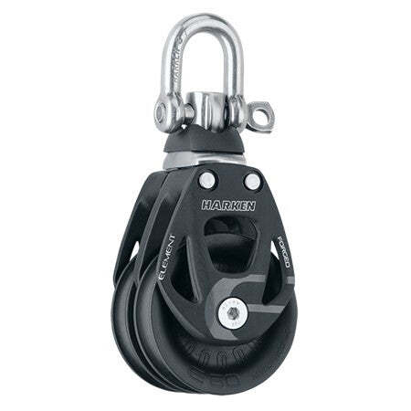 60mm Aluminum Element Double Block - Swivel