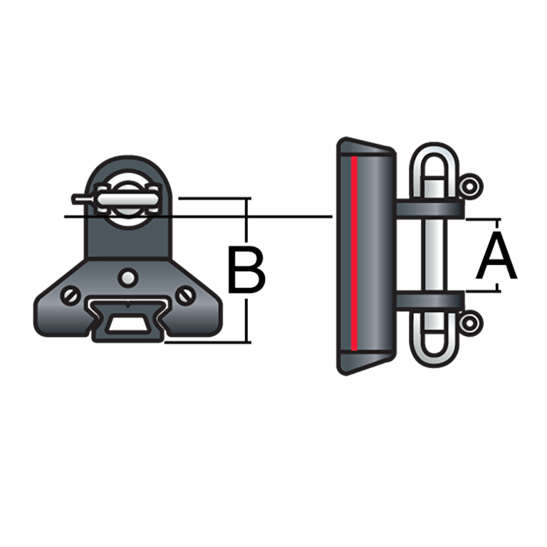 32mm CB Pole Car - Forespar Toggle
