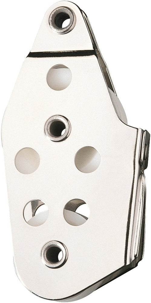 Fiddle Block, V-jam Cleat, Hollow Rivet Top