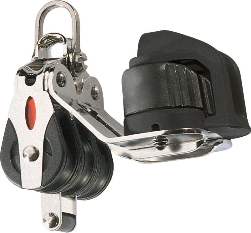 Ronstan Triple, becket, c/cleat, 2-axis shackle