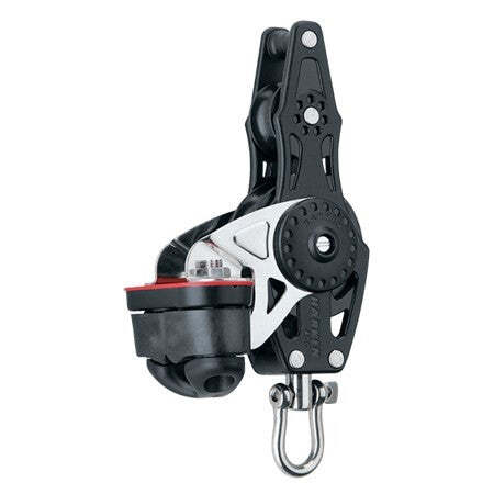 40mm Fiddle Block - Swivel, Becket, Cam Cleat