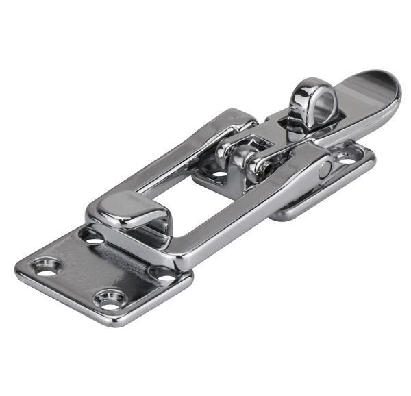 Hatch Fastener - Flat Mount Chrome Plated Brass