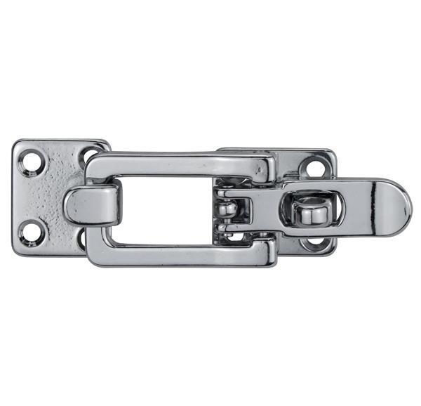 Hatch Fastener - Flat Mount Chrome Plated Brass