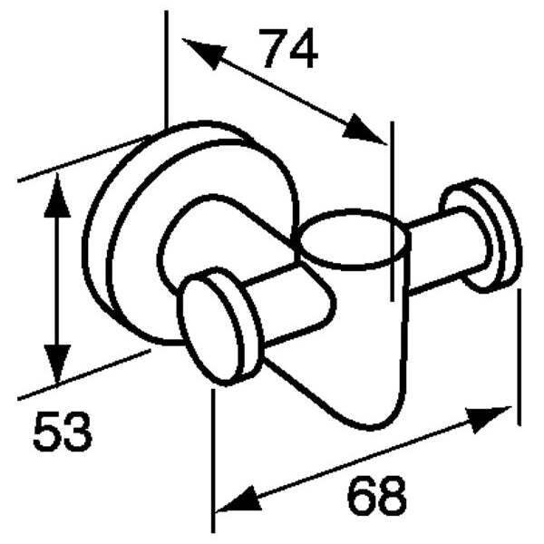 Robe Hooks - Stainless Steel