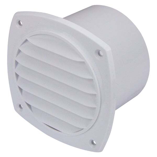 Vent - Flush Mounting With Tail Abs Plastic