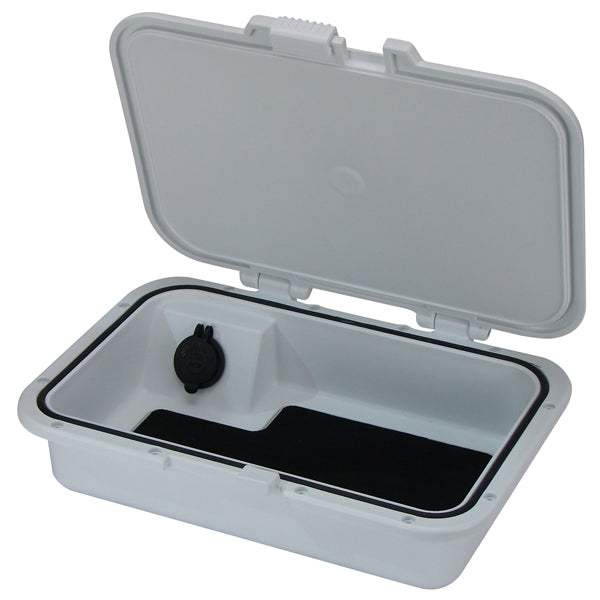 Glove Box with Dual USB Charger