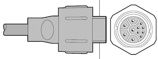 CP470/CP570 Transducer Extension Cable