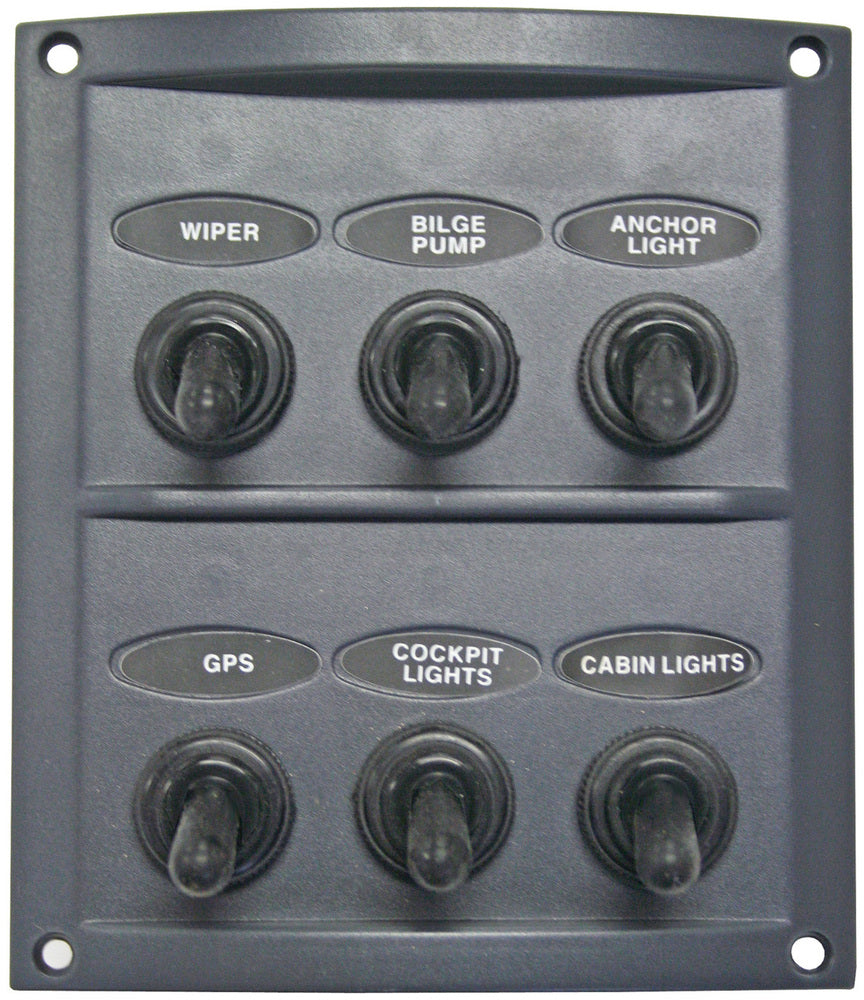 Splashproof Switch Panel Grey