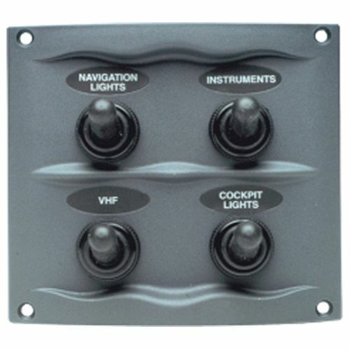 BEP Splashproof Switch Panel Grey