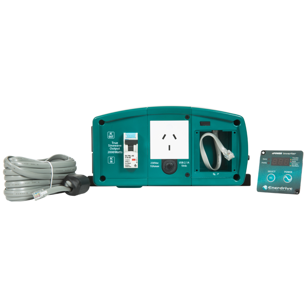 ePower 2000W 12V True Sine Wave Inverter