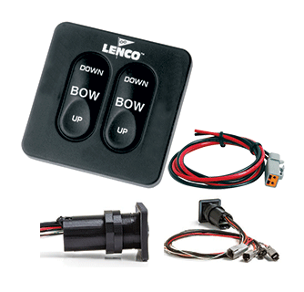 Lenco Standard Trim Tab Kit with Standard Switch