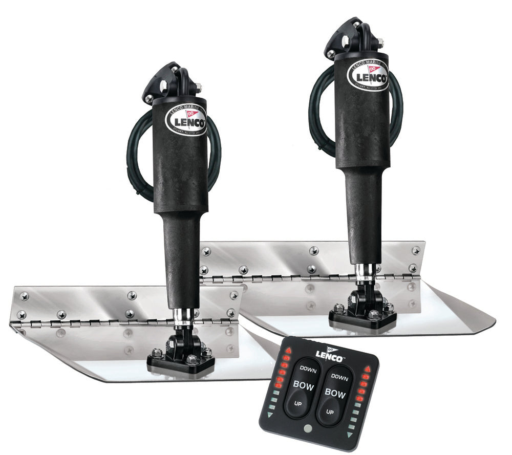 Lenco Trim Tab Electro Polished Standard Kits