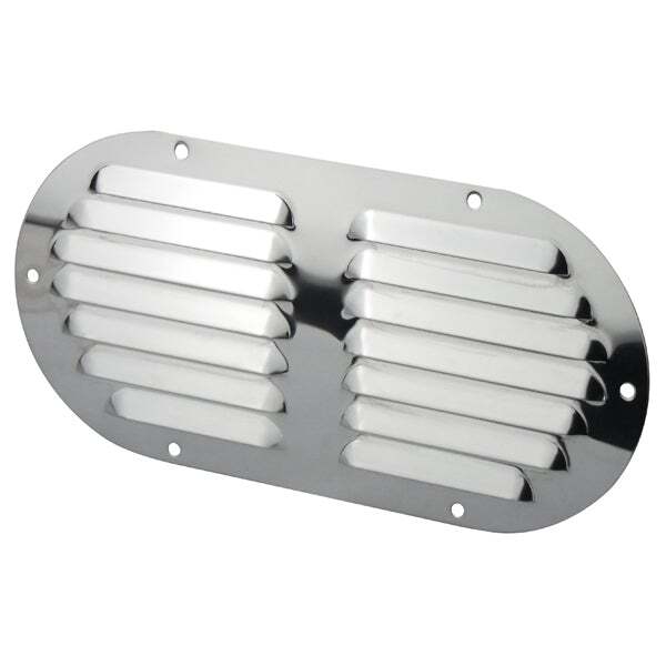 Vents - Oval Louvre Stainless Steel