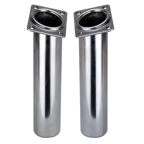 Rectangle Flush Stainless Rod Holders