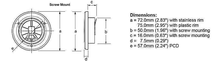 EuroLED 75 White Down Light