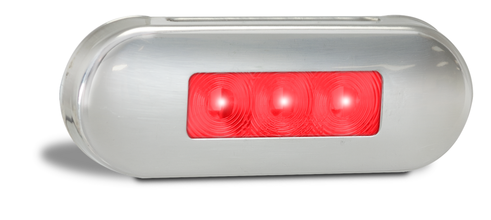 LED Autolamps - Marker Lamps - Truck Surface Mount - Red