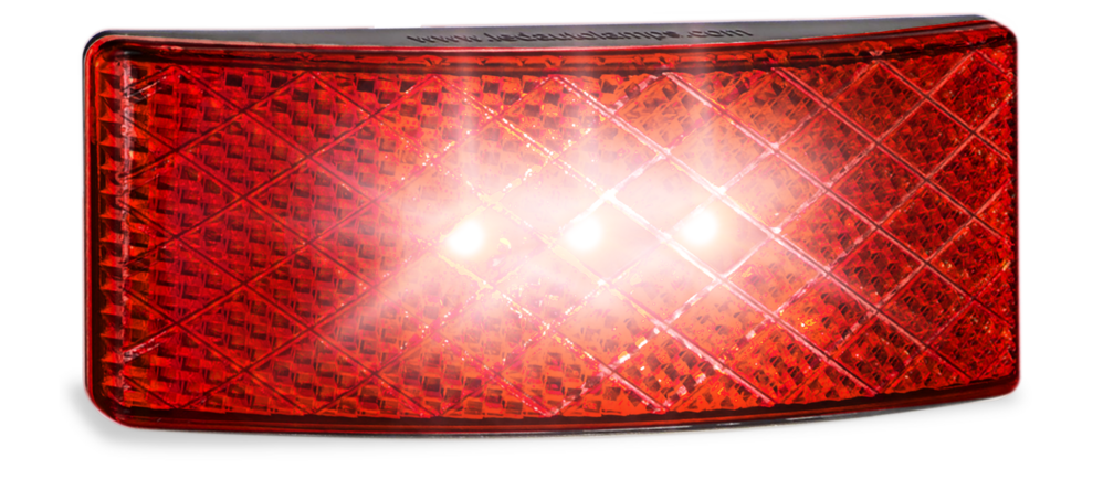 Marker/Reflector Lamps - 3M Tape Fitting - Red - EU38 Series