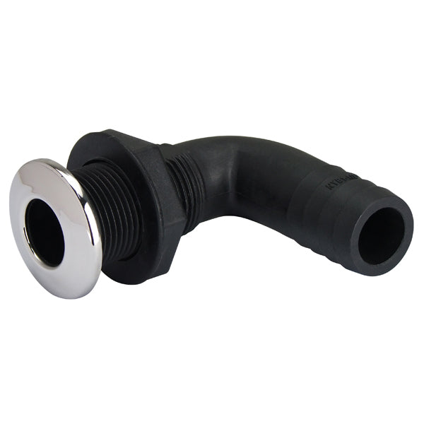 Skin Fitting 90Â° Tail Nylon Stainless