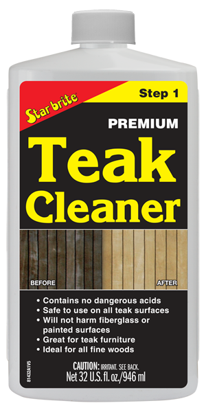 Premium Teak Cleaner Step 1