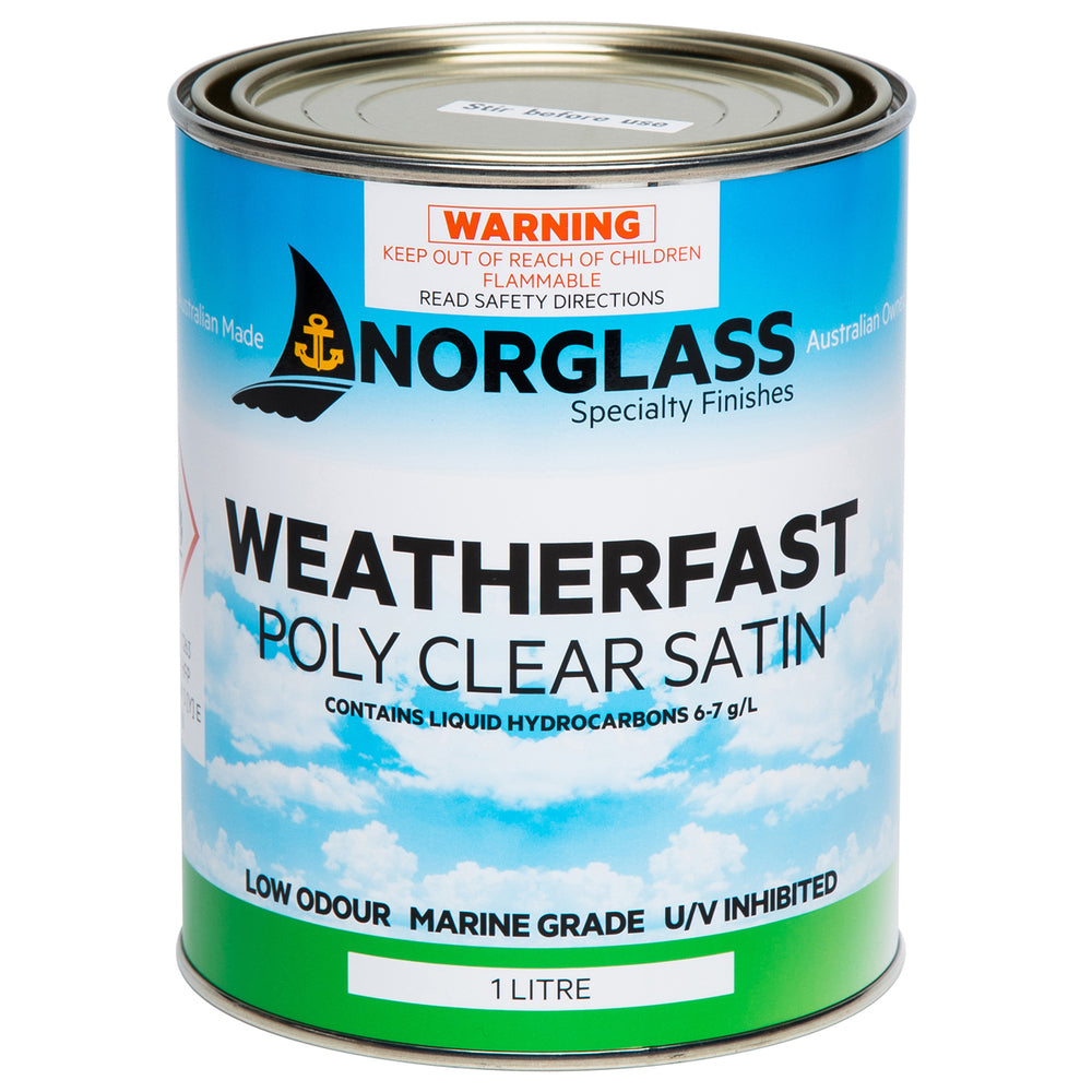 Weatherfast Poly Clear Satin